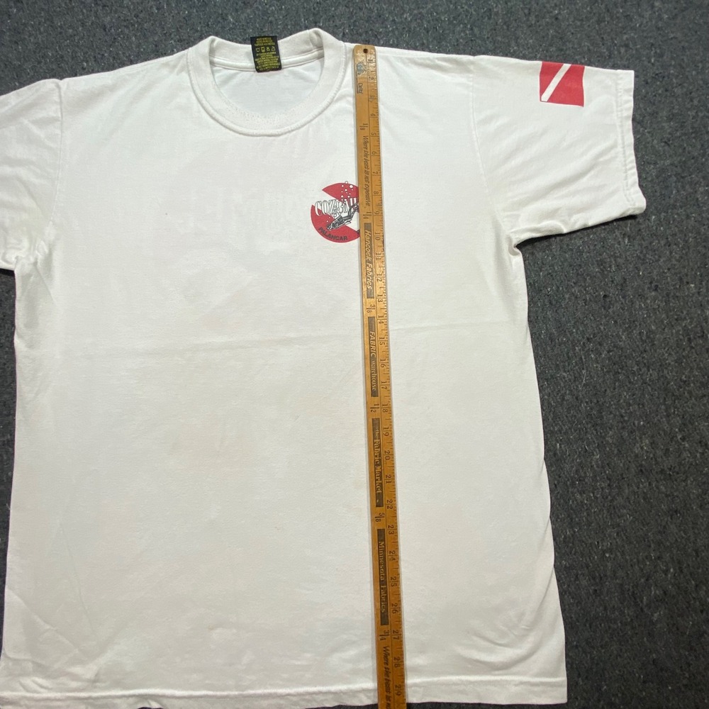 Dolphin Cozumel Scuba Diving T Shirt XXL Mens White Palancar Reef Graphic Cotton - Picture 11 of 12